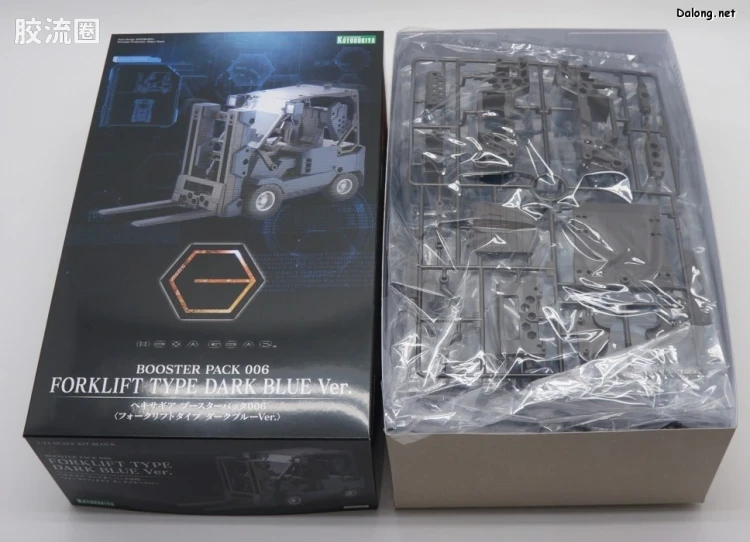 HEXA GEAR 六角机牙 第1世代六角机牙 支援扩展包006 叉车型 深蓝色Ver. - 图片